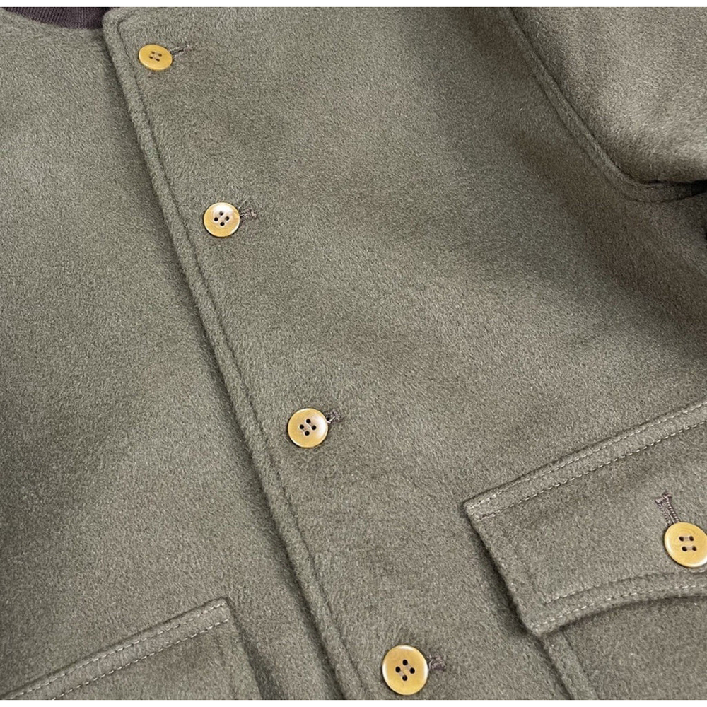 NTTITUDOO MFGPURE MERINO WOOL A-1/a AVIATOR JACKET (HF0001) 47 Chest - Picture 2 of 9